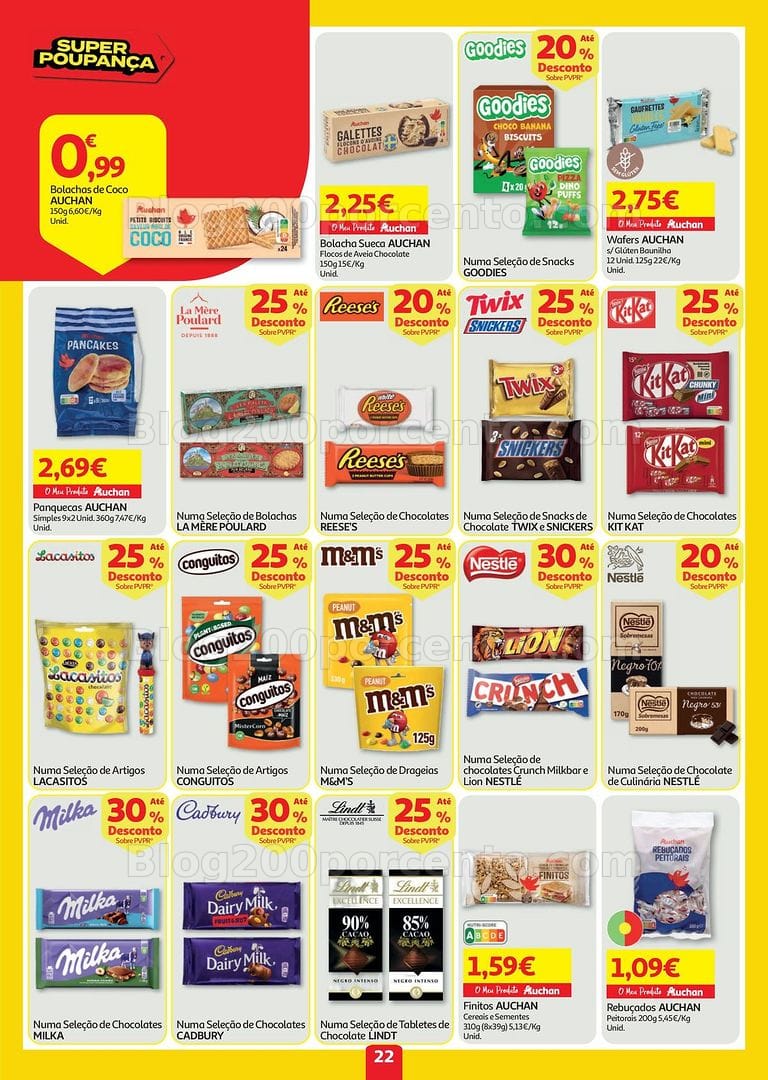 Antevisão Folheto AUCHAN Super Poupança Promoções de 30 julho a 5 agosto